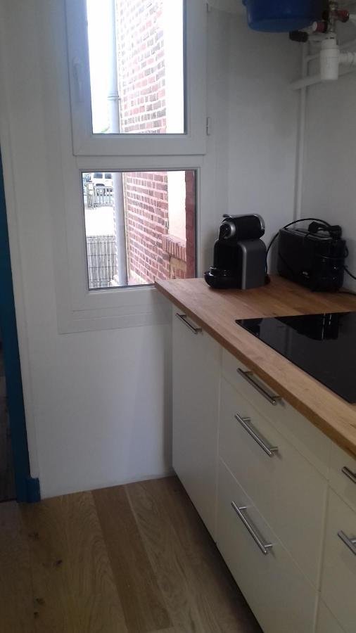 Studio + terrasse centre-ville Villers Sur Mer Appartamento Esterno foto